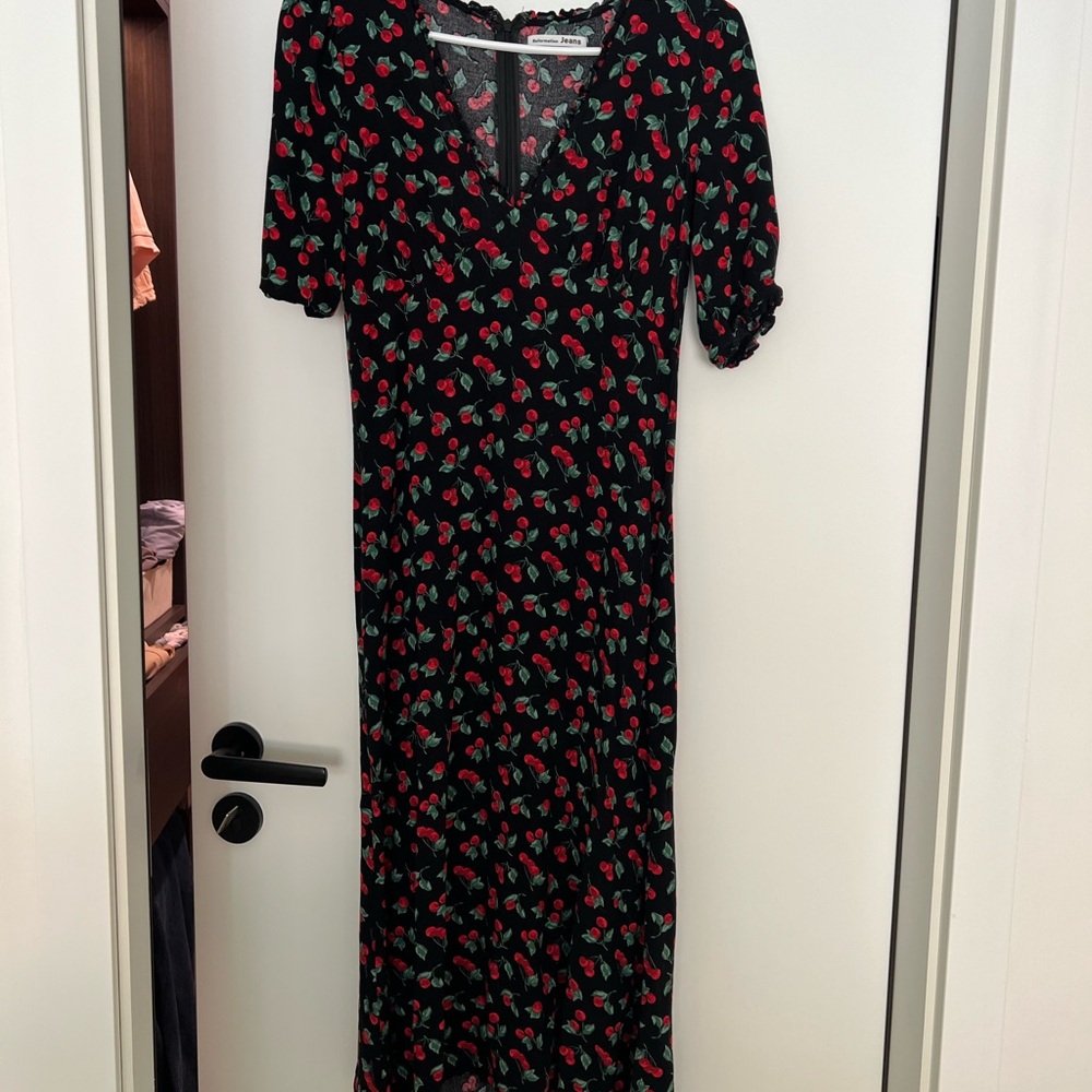 Reformation cherry long dress